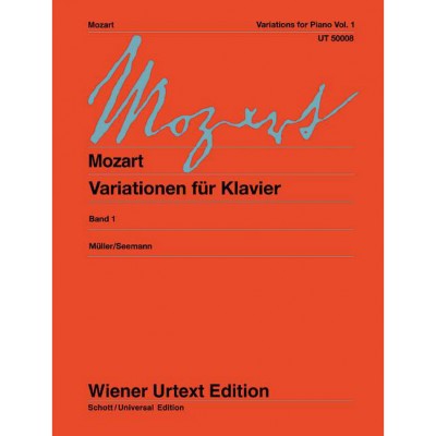 MOZART - VARIATIONS - PIANO