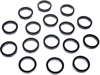 Snap Protector Ring Bk 16pcs
