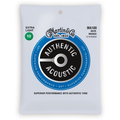 MA180 Authentic SP 80/20 Extra Light 12C 10-47