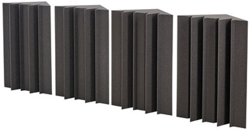 Lenrd Bass Traps Charcoal 4 gris foncé