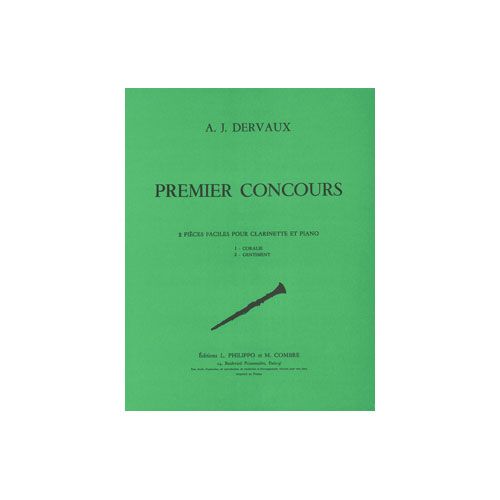 Dervaux - 1ier Concours (coralie+gentime - Clarinette et Piano
