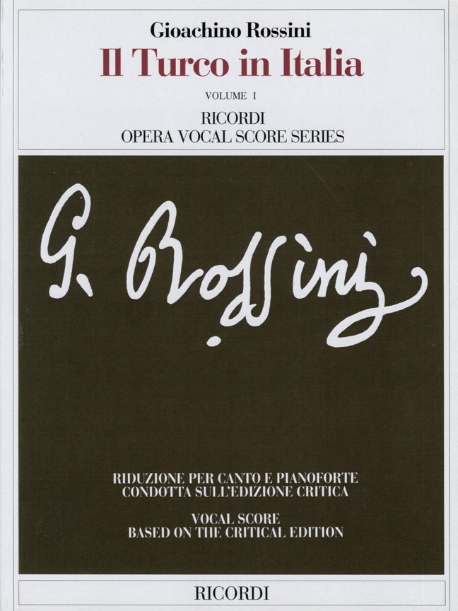 ROSSINI G. - TURCO IN ITALIA IN DUE VOLUMI - CHANT ET PIANO