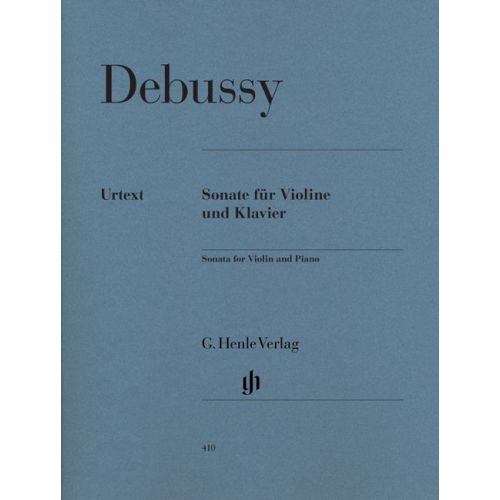 Debussy C. - Sonata For Violin And Piano