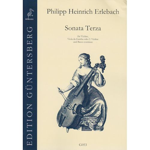 Erle Ph. H. - Sonata Terza La Majeur - Violon, Vdg (V.) Et Bc