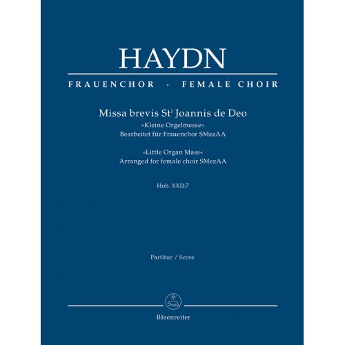 Haydn J. - Missa Brevis ST. Joannis De Deo Hob.xxii:7 -