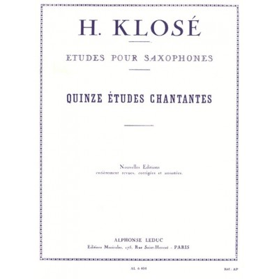 15 Etudes Chantantes