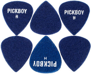 Felt Raindrop Blue Hard Pick S