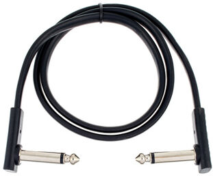 Flat Patch Cable Black 60cm noir
