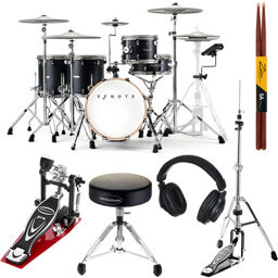 5X E-Drum Set Bundle Black Oak
