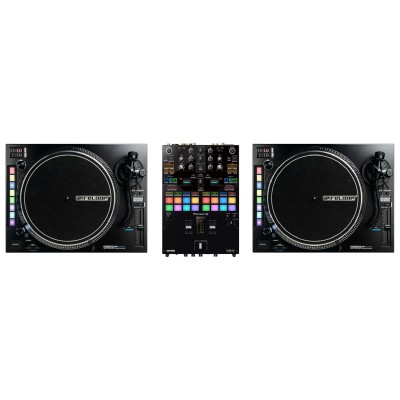 Pack Regie DJ Vinyle : RP 8000 MK2 Silver + DJM S-7