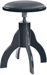 13851 Piano stool gloss finish black glossy finish