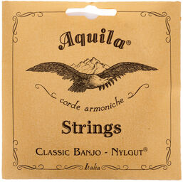 7B Banjo String Set Medium Blanc