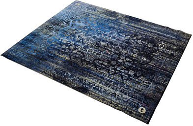 Drum Rug Vintage Blue