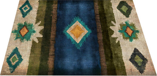 Drum Mat Earth Blue bleu