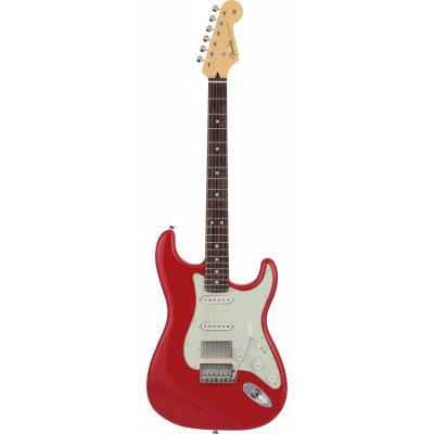 Stratocaster HSS Hybrid II Japan RW Modena Red