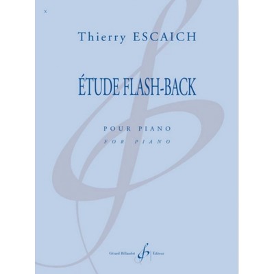 Escaich Thierry - Etude FLASH-back - Piano