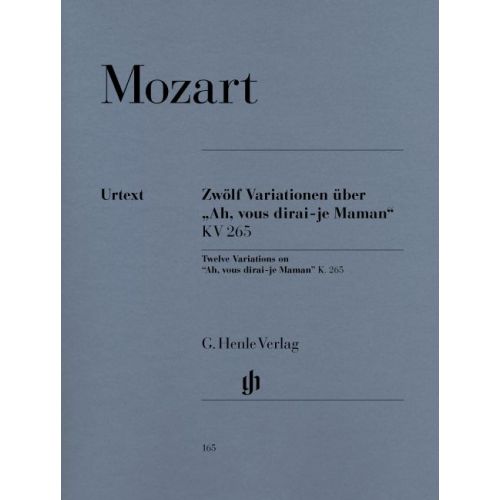 Moz W.A. - 12 Variations On Ah, Vous Dirai-Je Maman Kv 265 (300E)