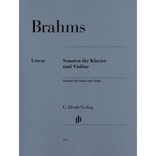 Brahms J. - Sonatas For Piano And Violin