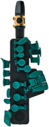 Travel Sax 2 Forest Green Noir