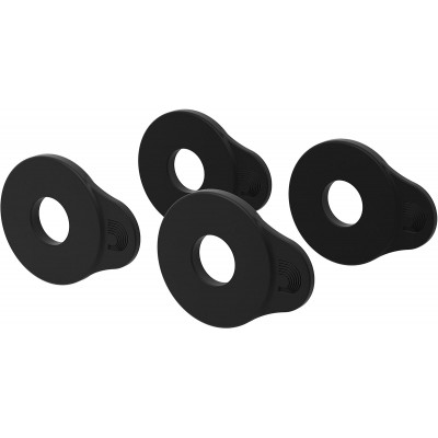 Flex Lock Strap Block, 4-Pk Black