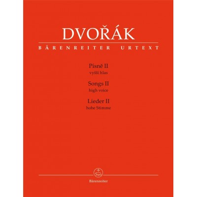 DVORAK A. - SONGS II - HIGH VOICE & PIANO