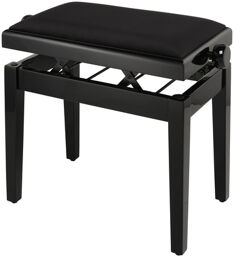13922 Piano Bench black glossy finish