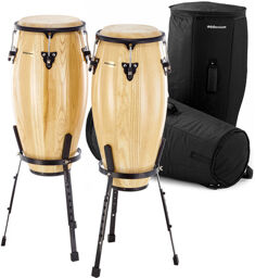 MC890NT Conga Set w. Gig Bags Naturel