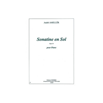 Ameller Andre - Sonatine En Sol Op.54 - Piano