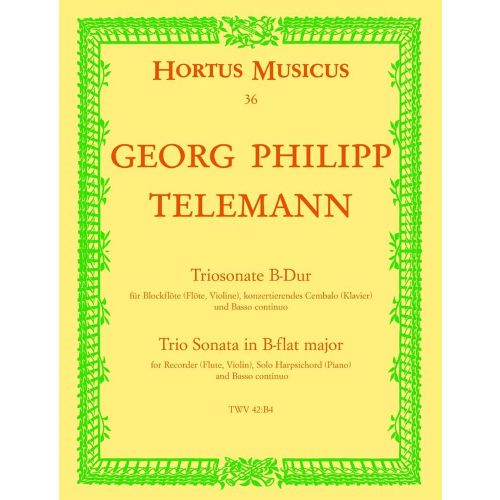 Telemann G.P. - Triosonate B-dur TWV 42:B4