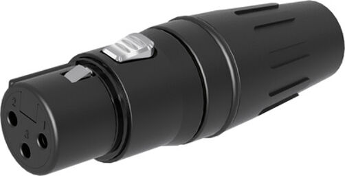 SCHF3-B 3 Pin XLR Female noir