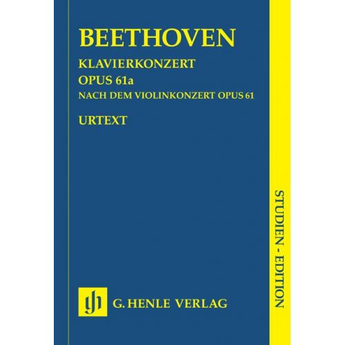 Beethoven L.V. - Piano Concerto D Major Op.61a The Violin Concerto Op. 61