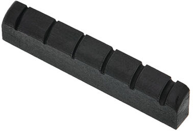 Hsbk-Ng1 Slotted Bone Nut BK Noir