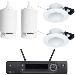 2x Omni Track Recessed Wh Set