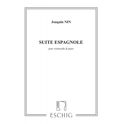 NIN - SUITE ESPAGNOLE - VIOLONCELLE ET PIANO