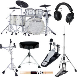 VAD716-PW E-Drum Set Bundle Pearl White