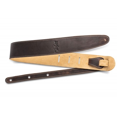 4101-25 Strap Chocolate Brown Leather Suede Back 2.5