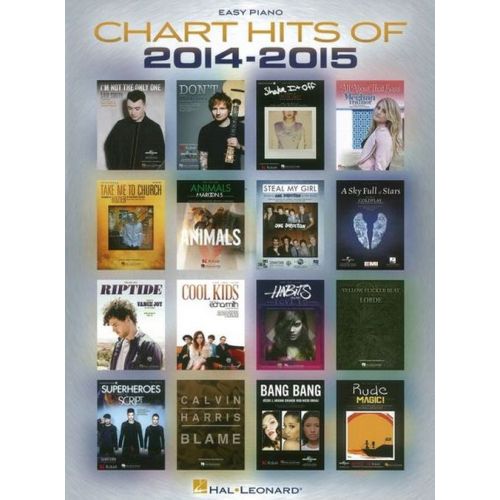 Chart Hits Of 2014-2015 - Easy Piano