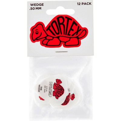 424P50 Tortex Wedge Player's Pack de 12 0,50Mm