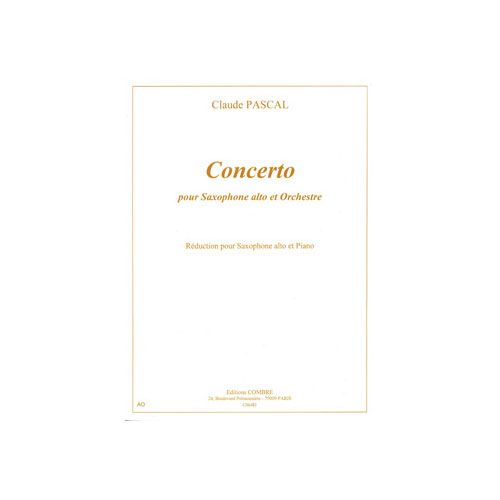 Pascal - Concerto PR Sax. Alto et Orch. - Saxophone et Piano (réduction)