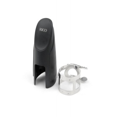 Rts1N - Ligature Et Couvre-Bec Rico, Saxophone Ténor Avec Bec Plastique, Plaque Nickel