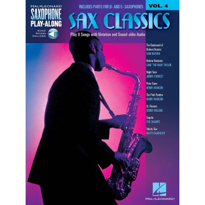 Saxophone Play Along Vol.4 - Sax Classics + Audio En Ligne