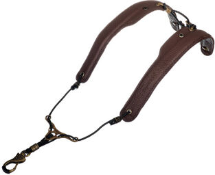 Back Strap Leather Brown