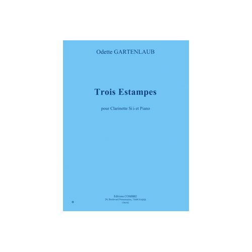 Gartenlaub - 3 Estampes - Clarinette Sib et Piano