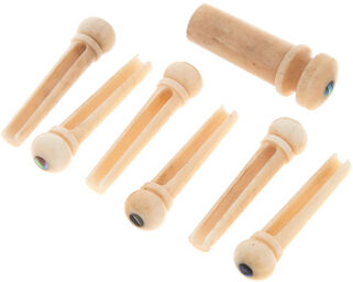 PartsBridgepin Set Bone Ab Eye Naturel
