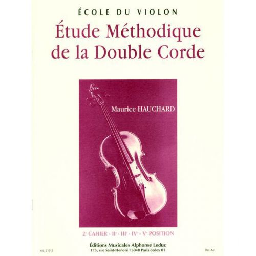 Hauchard Maurice - Etude Methodique De La Double Corde Vol.2