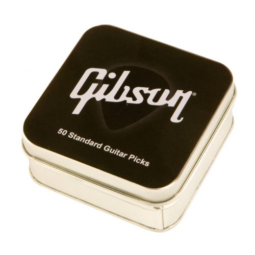 Médiators Standard Tin 50 Pack Black Thin