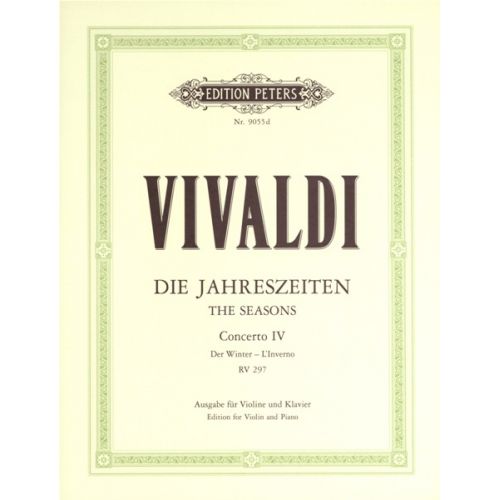 Vivaldi Antonio - The Four Seasons Op.8 No.4 In F Minor 'winter' - Violin And Piano