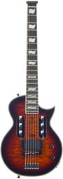 LTD EC-1 DLX Brown Sunburst Dark Brown Sunburst High Gloss