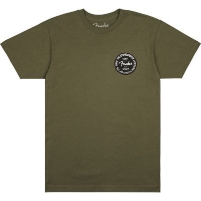 Stratocaster 70Th Anni Badge Tee Olive XL