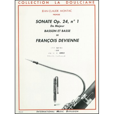 Devienne - Sonate Op 24 N°1 En Do Majeur - Basson et Basse